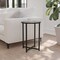 Flash Furniture Round Glass End Table with Matte Black Frame NAN-JH-1786ET-BK-GG - alternate 1